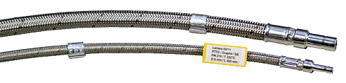 edelstahlummantelte PTFE-Schl&auml;uche